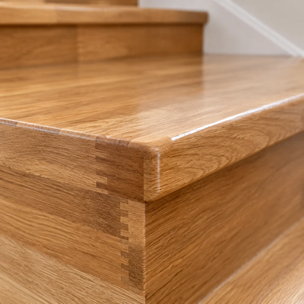 Wooden Stairs and Flooringپله و کف‌پوش چوبی