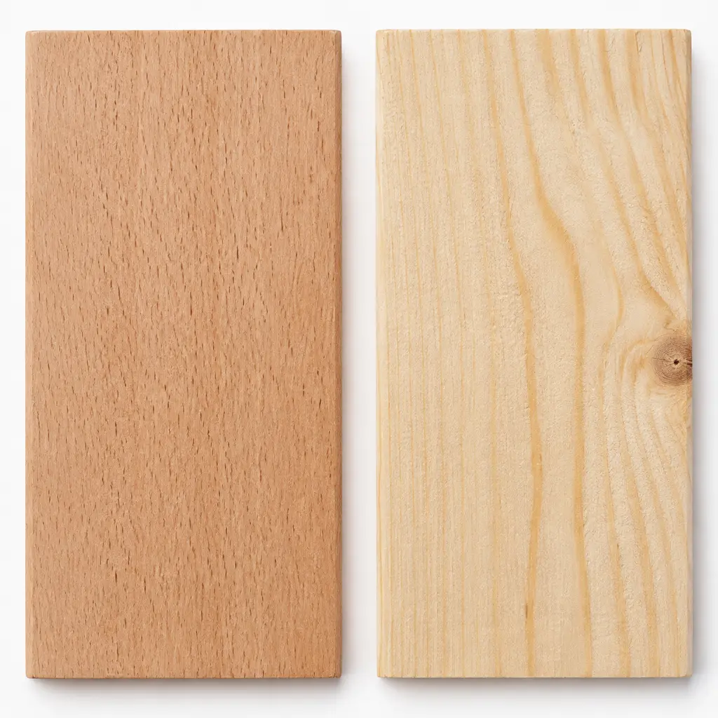 Comparison of Beech and Russian Pineمقایسه راش و روسی