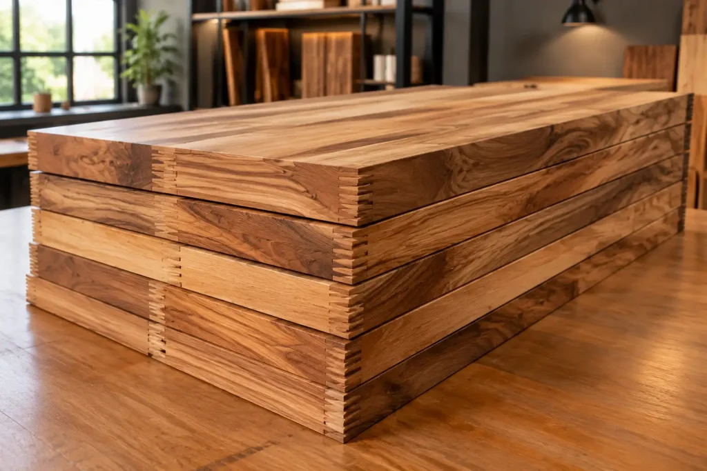 فینگر-جوینت-شاه-بلوط-Chestnut-Finger-Jointed-Wood
